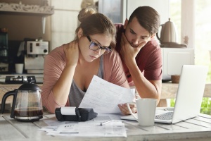 couple looking into Debt Management
