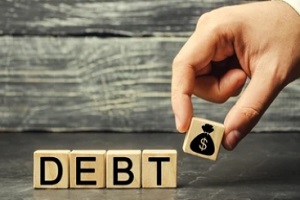 business debt concept